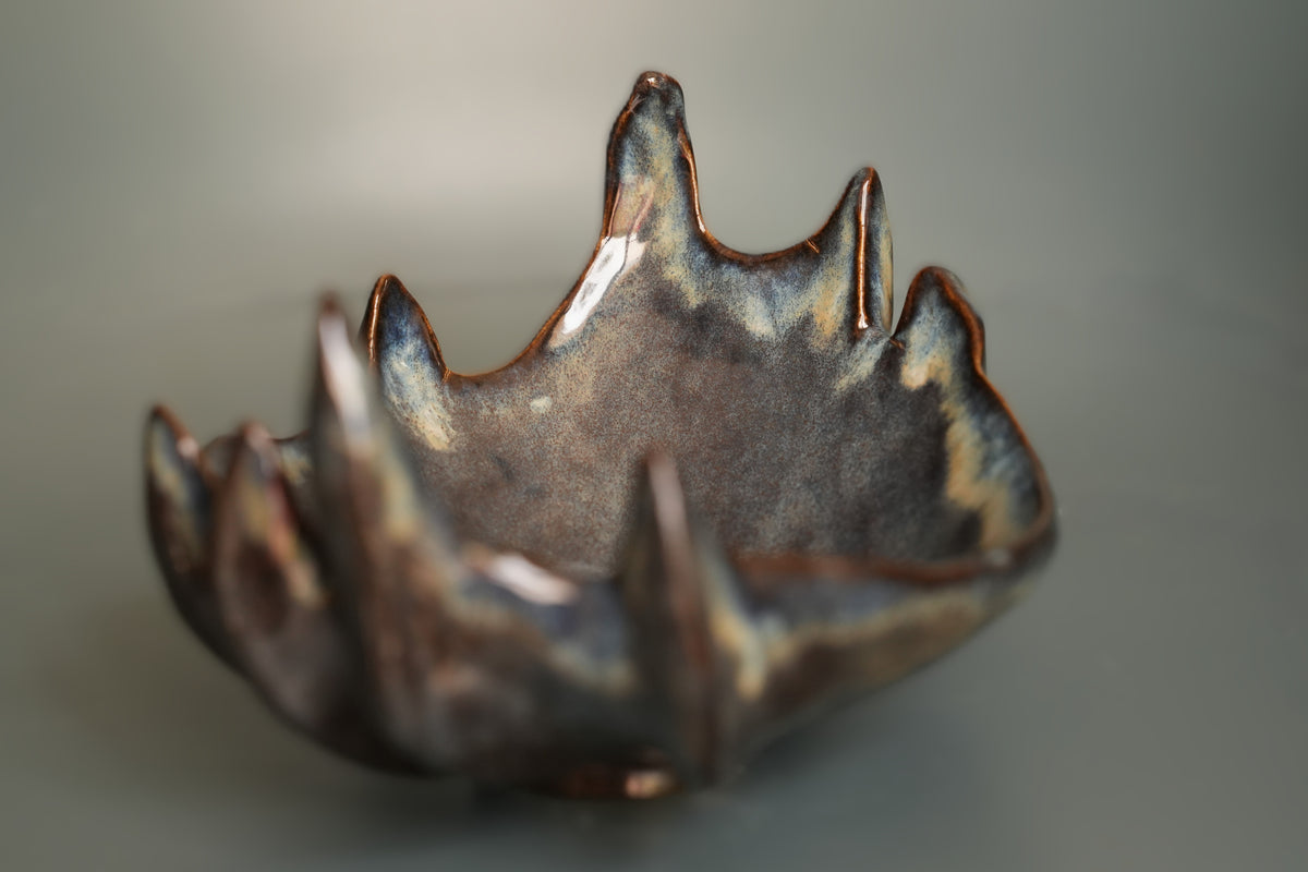 Fruit vase 'Frozen flame'