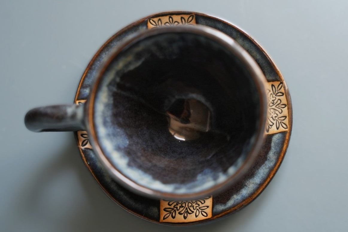 Cup and saucer 'Ornament'