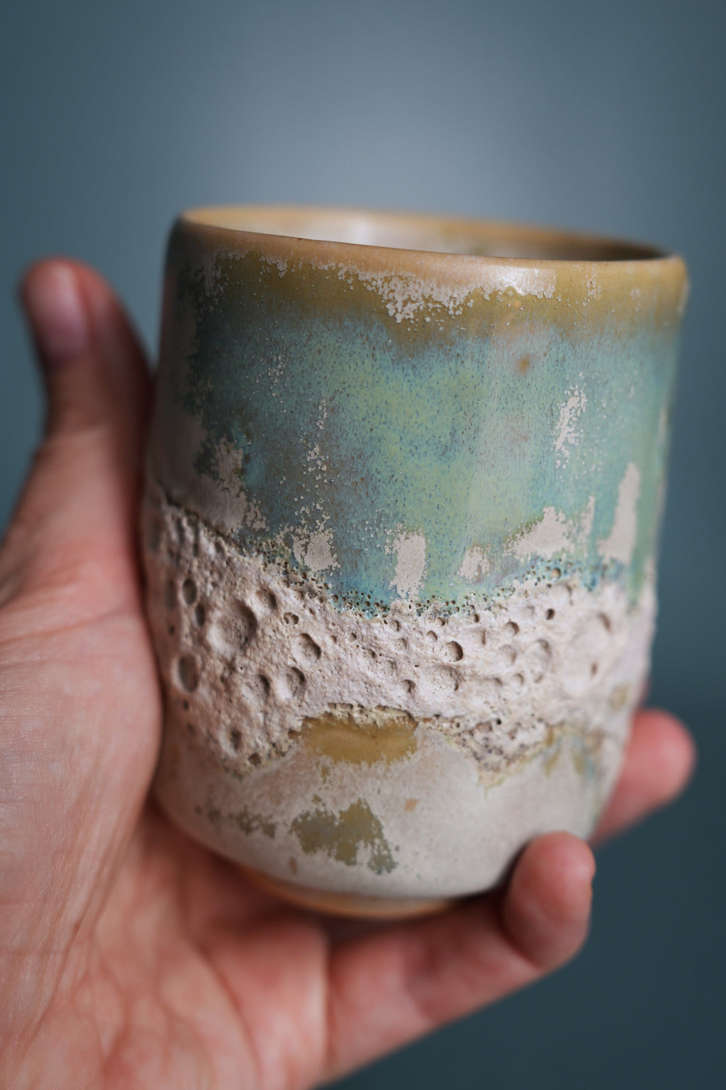 Handless mug 'Sea salt'