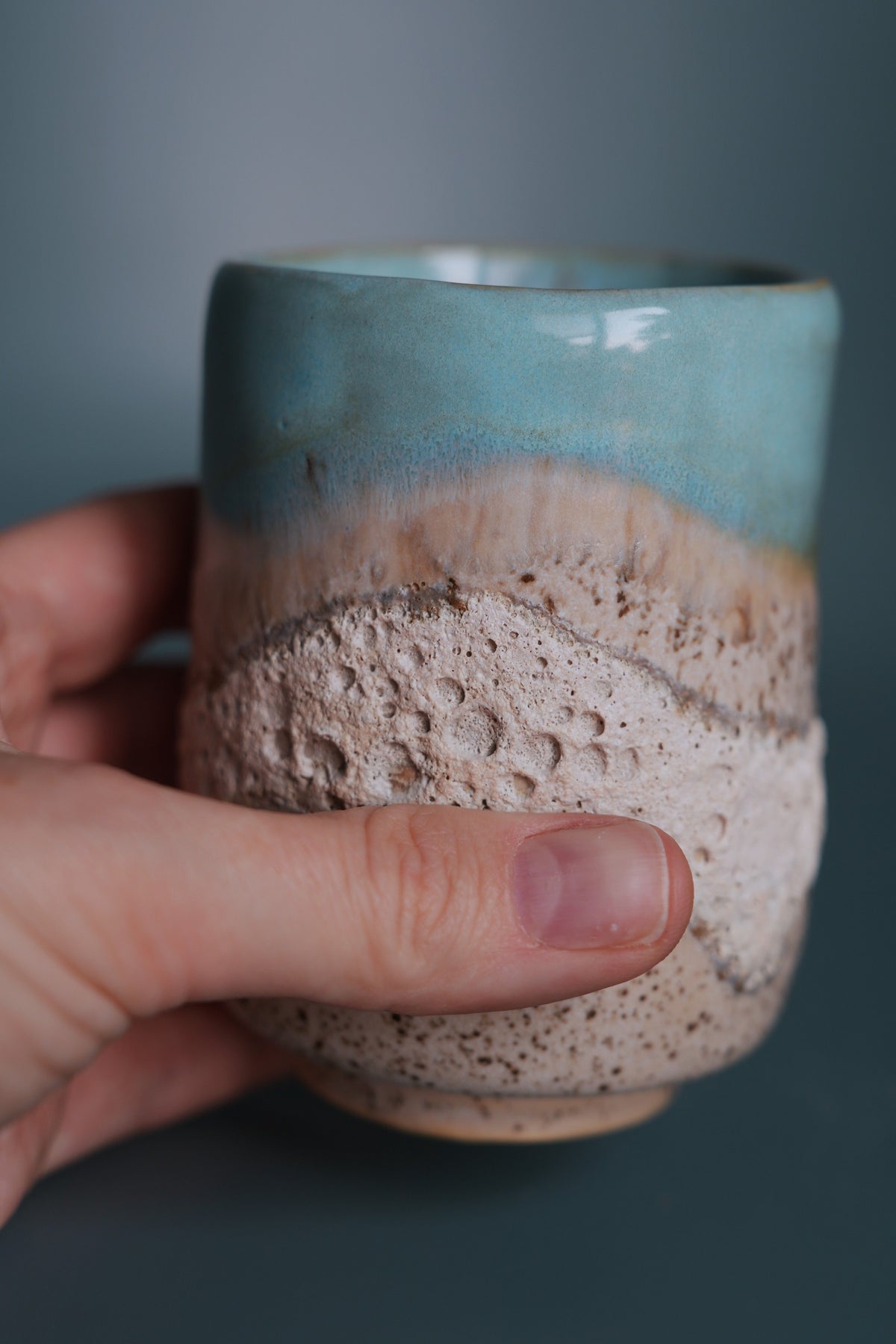 Handless mug 'Seashore'