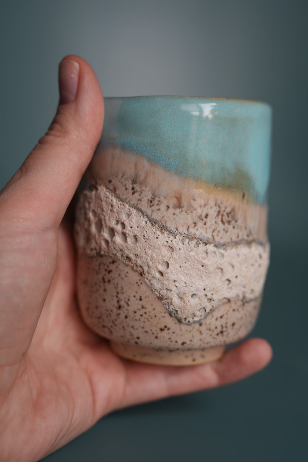 Handless mug 'Seashore'
