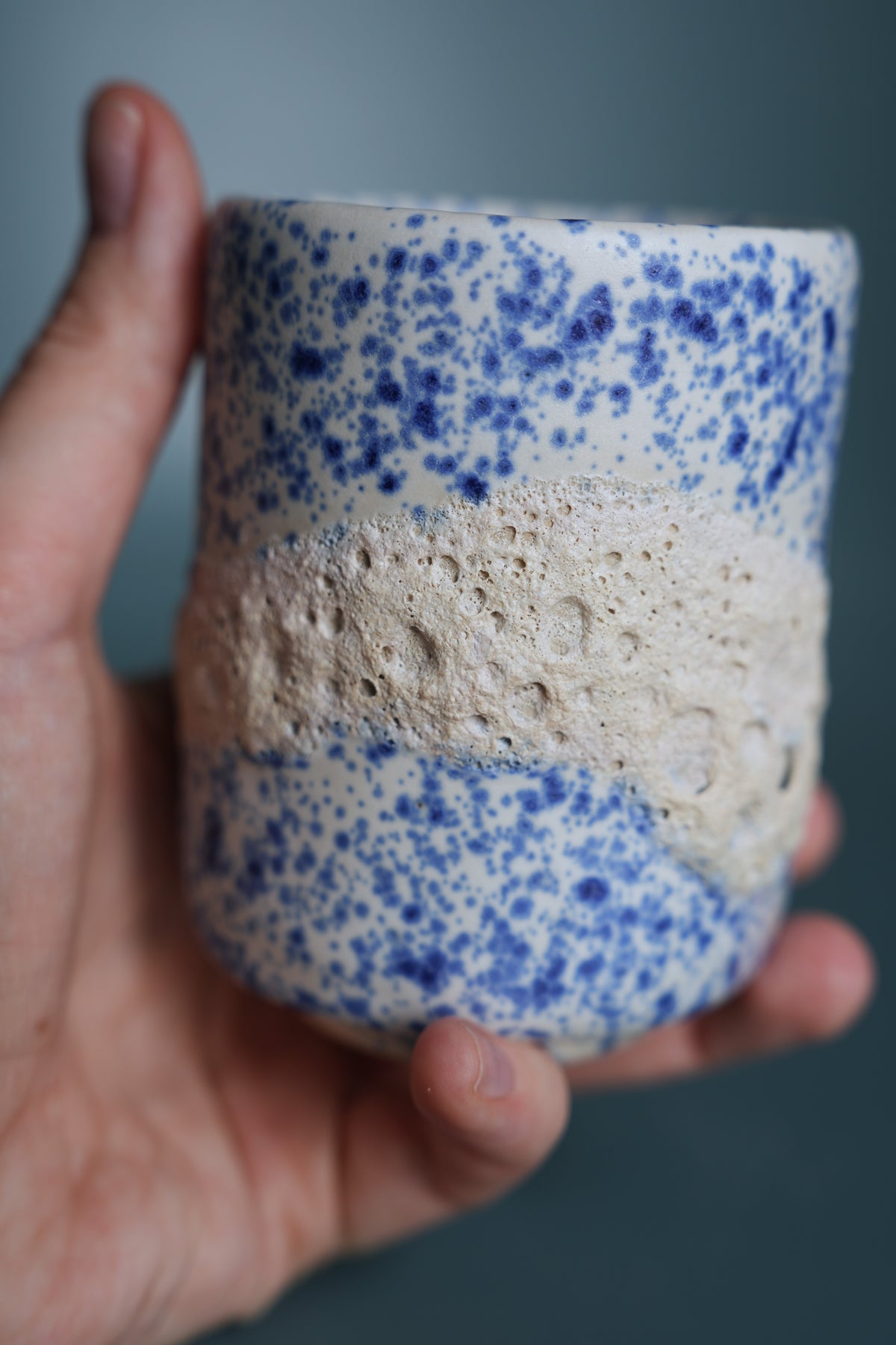 Handless mug 'Spatters'