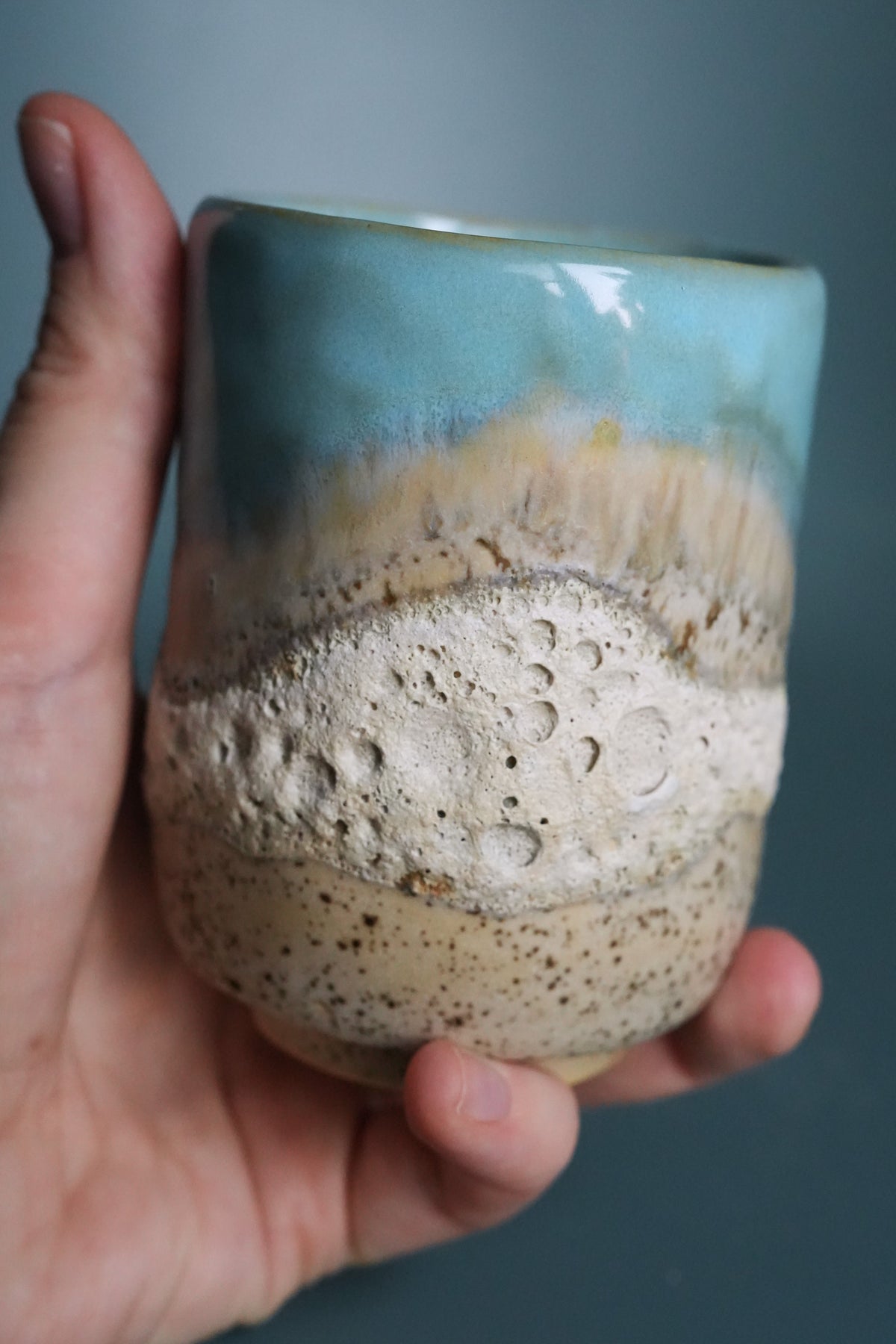 Handless mug 'Seashore'