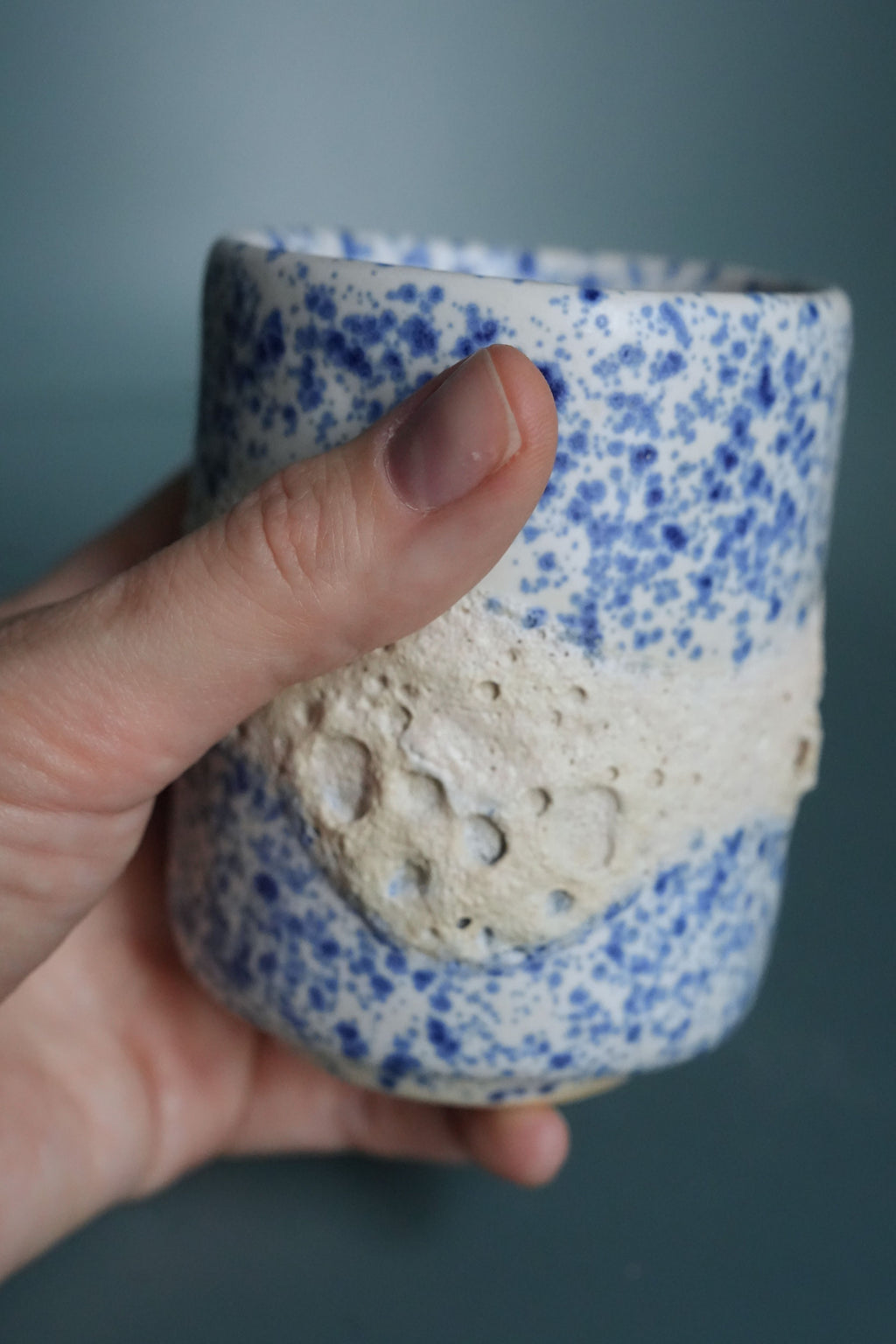 Handless mug 'Spatters'